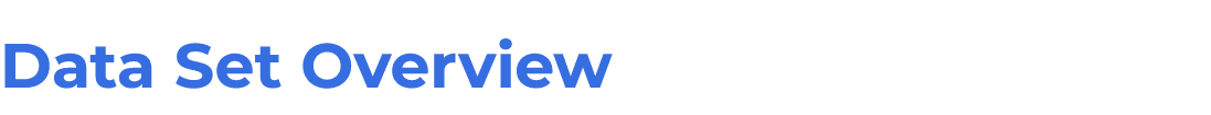 Data Set Overview
