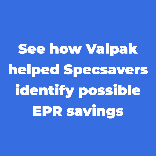 See how Valpak helped Specsavers identify possible EPR savings