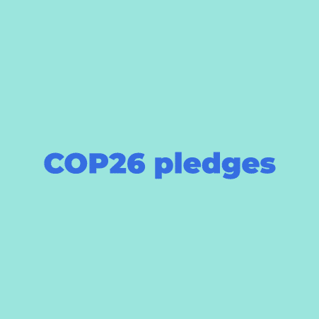 COP26 pledges