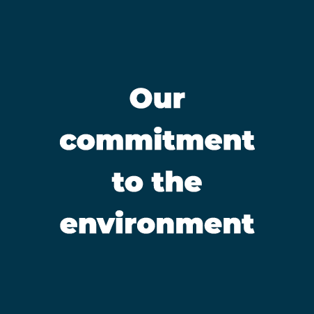 Our commitment to the environment