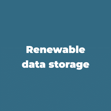 Renewable data storage