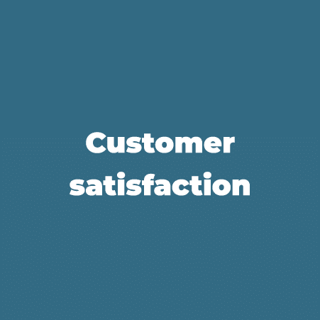 Customer satisfaction