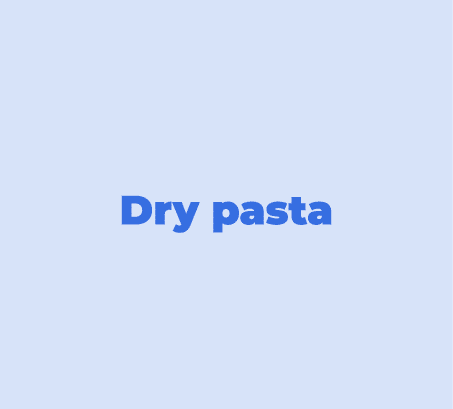 Dry pasta
