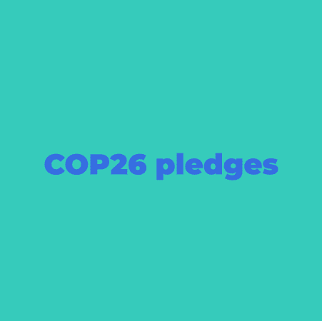 COP26 pledges